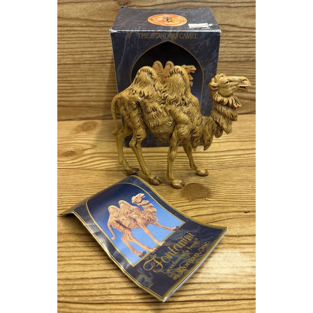 Fontanini Depose Italy Standing 2 Hump Camels Nativity Collection 52544